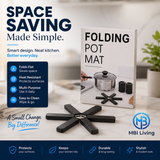 Foldable Heat-Resistant Pot Mat | Space-Saving Kitchen Trivet