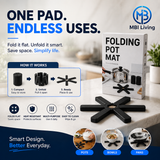 Foldable Heat-Resistant Pot Mat | Space-Saving Kitchen Trivet