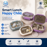 Stainless Steel Lunch Box – Leak-Resistant Lunch Container for School & Travel