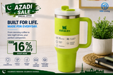 Stanley Classic Matte 1.18L Stainless Steel Vacuum Tumbler with Handle & Straw (Free Delivery)