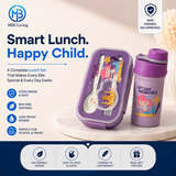 Kids Lunch Box & Water Bottle Set –  School & Travel Lunch Set