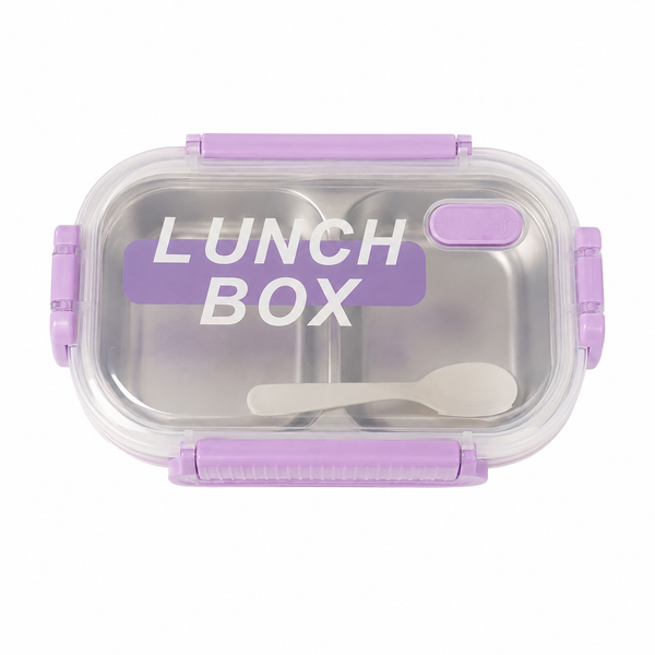 Stainless Steel Lunch Box – Leak-Resistant Lunch Container for School & Travel
