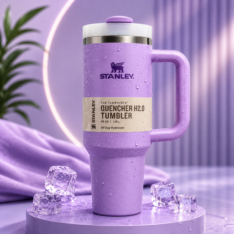 Stanley Classic Matte 1.18L Stainless Steel Vacuum Tumbler with Handle & Straw (Free Delivery)