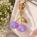 Cherry Bag Charm Keychain – Cute Cherry Key Ring for Handbags & Backpacks