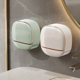Wall Mounted Soap Holder with Drain Tray – Self-Adhesive Bathroom Organizer